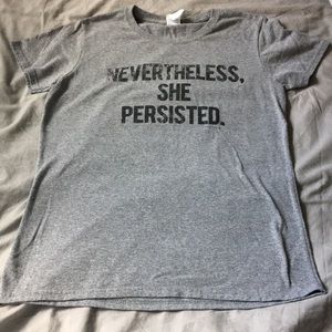 “Nevertheless, she persisted” women’s shirt
